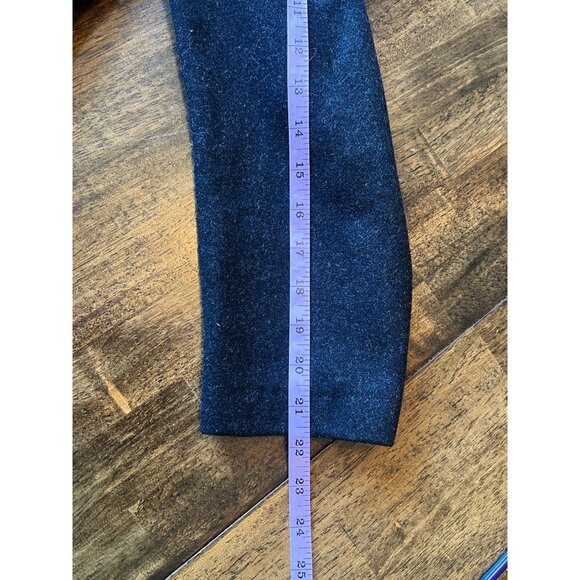 Vintage The Comodore Charcoal Grey Women's Career Wear Wool Blazer Medium - Picture 10 of 11